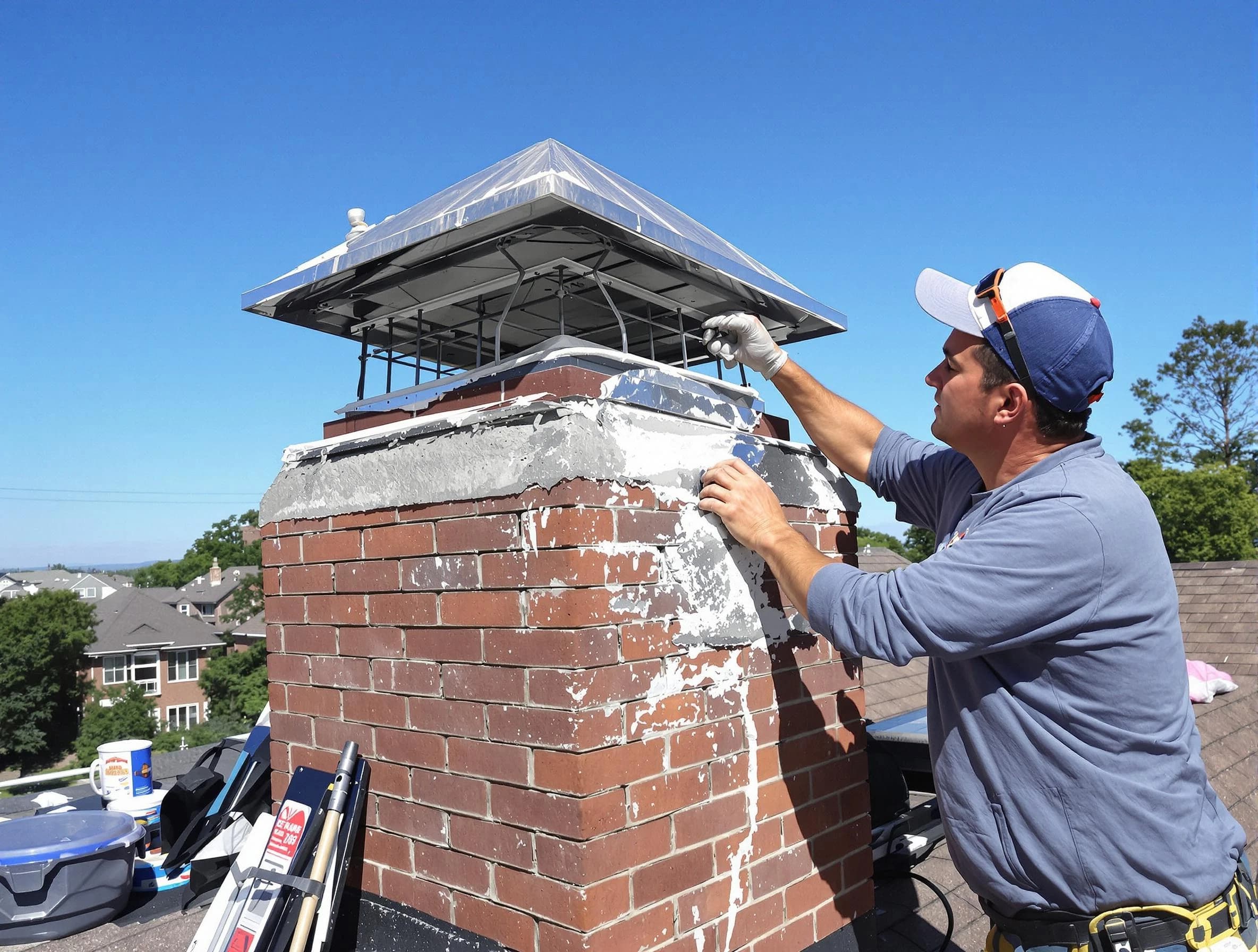 Chimney Crown Services service in Meadowbrook, AL